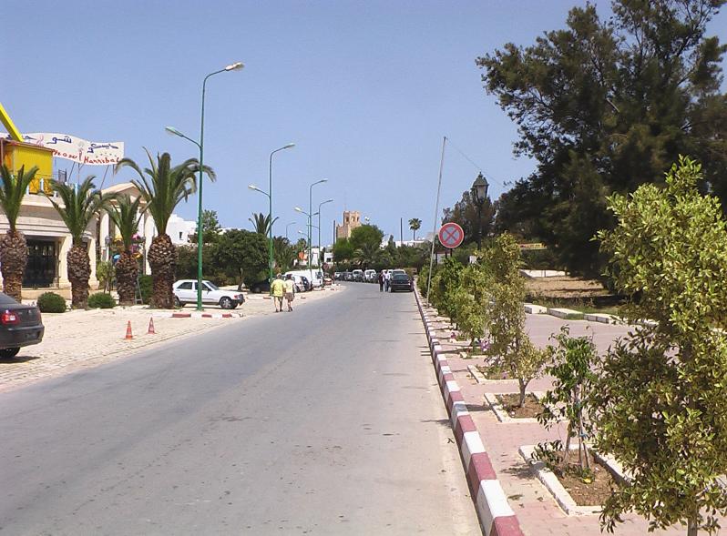 Center of Port El Kantaoui