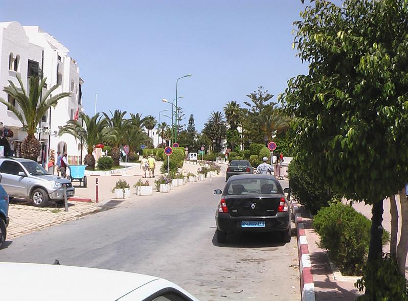 Center of Port El Kantaoui