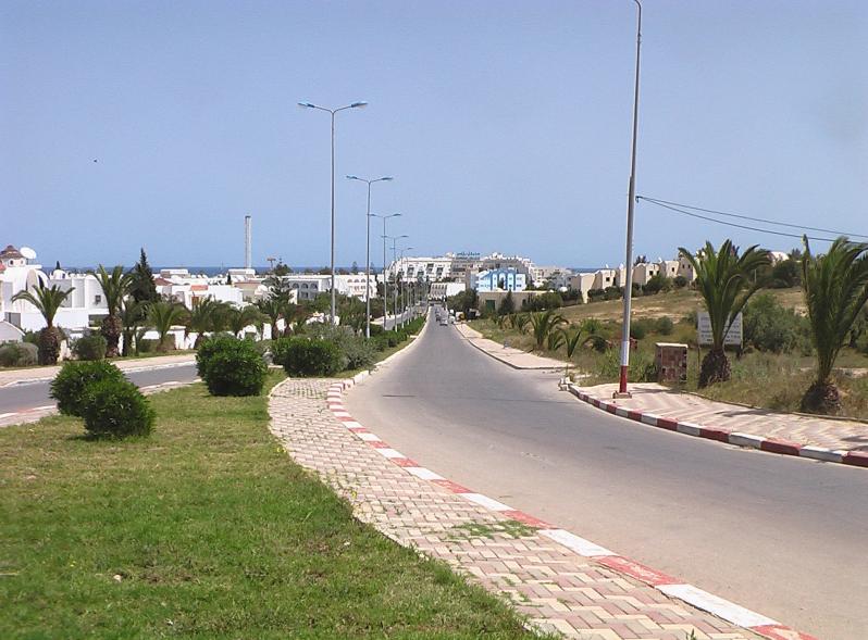 Center of Port El Kantaoui