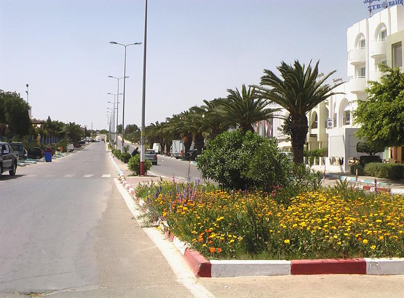 Center of Port El Kantaoui