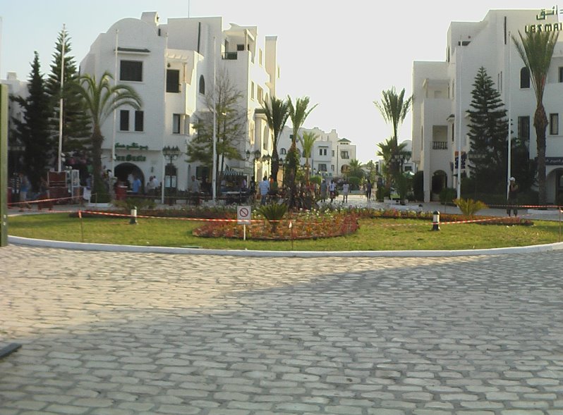 Brunnen in Port El Kantaoui in Tunesien